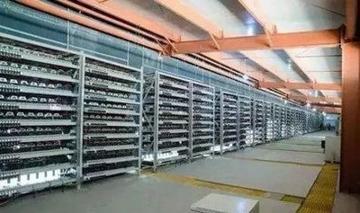 State-of-the-art green-powered mining farm facility with advanced cooling systems
